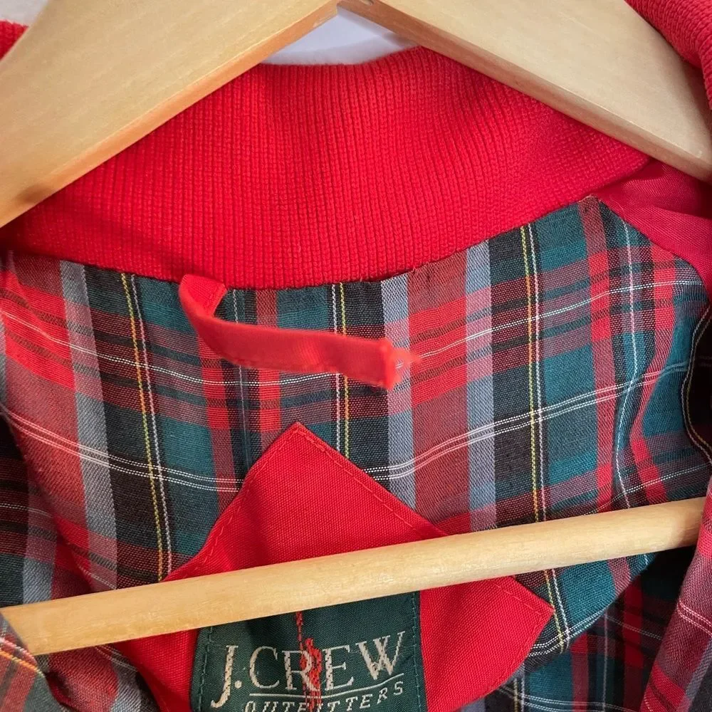 Vintage J Crew Windbreaker‎ Bomber Jacket Unisex Sz 42